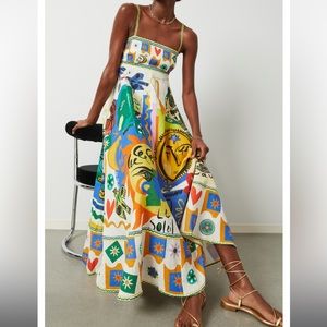 Alemais Soleil Linen Sundress